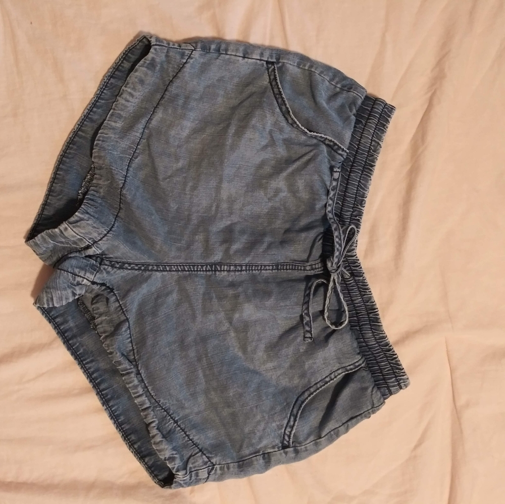 Soft shorts, blue